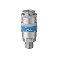PCL Airflow 1/4" BSPT Male Coupling | AC21CM