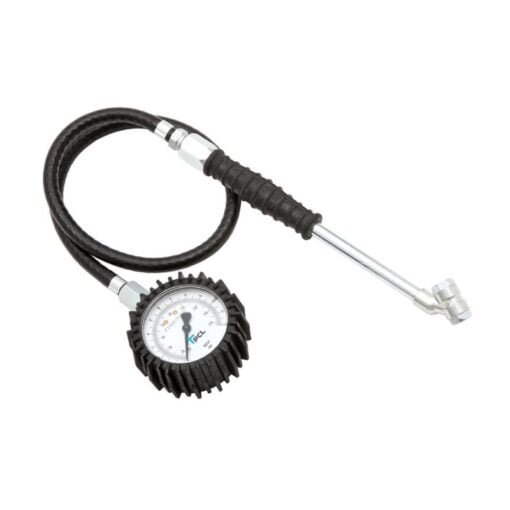 PCL Analogue Tyre Pressure Gauge with Dial and Hold on Connector