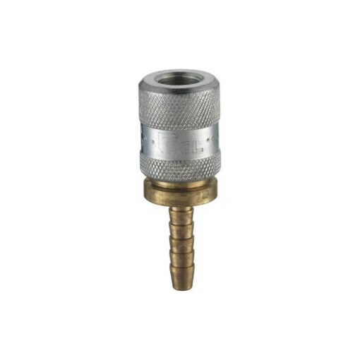 screw-on tyre valve connector with hose tailpiece