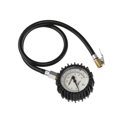 PCL Dial Tyre Pressure Gauge with Clip on Connector