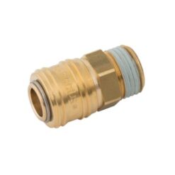 Parker Rectus T26 1/4" Male Brass Coupling | 26KAAW13MPX