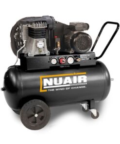 Product shot with a white background of the Nuair 100L Portable Air Compressor
