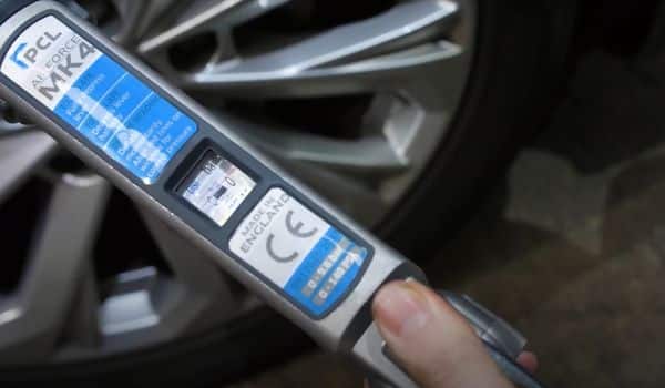 PCL MK4 Tyre Inflator being used on a car tyre