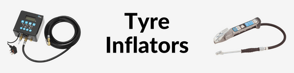 Category heading banner for PCL Tyre Inflators which shows 2 of PCL's Tyre Inflators