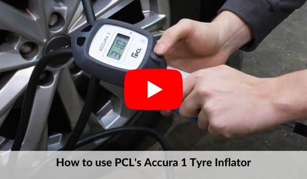 YouTube screenshot for PCL's video on how to use the Accura 1 Digital Tyre Inflator
