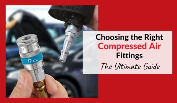 Banner to promote our ultimate guide to air compressor fittings blog