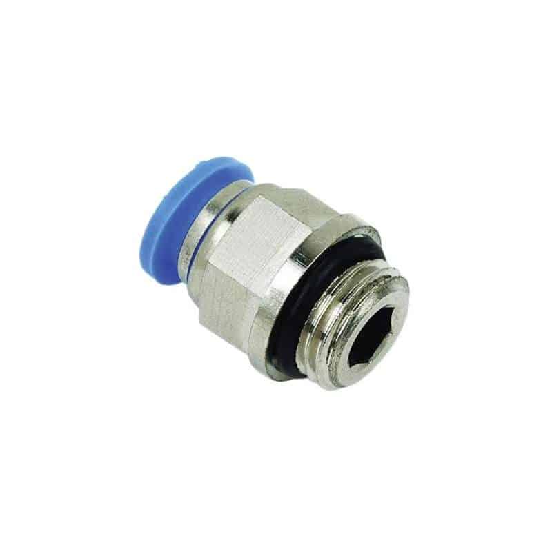 thumbnail image 2 of 5-Way Metric BSP Male To Tube Oil Fitting Distributor Manifold Block – Brass, 4-10mm 2 of 3