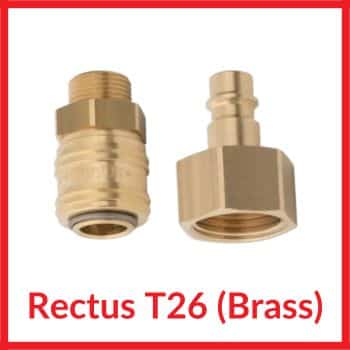 Parker Rectus T26 Brass Quick coupling