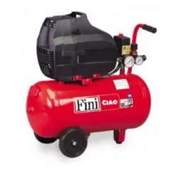Fini Ciao compact 24l air compressor with wheels and handle