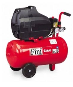 Fini Ciao compact 24l air compressor with wheels and handle