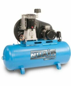 Nuair 270 Litre Workshop Belt Drive Compressor, blue tank, 10Hp, 400V