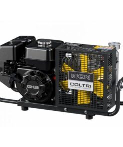 Black Coltri Icon 5.5 Hp Kohler petrol air compressor for breathing apparatus