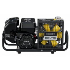 Coltri Icon Kohler Petrol breathing compressor - black with yellow fan