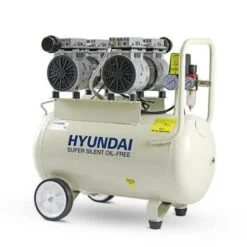 Hyundai white low noise air compressor - HY27550 model