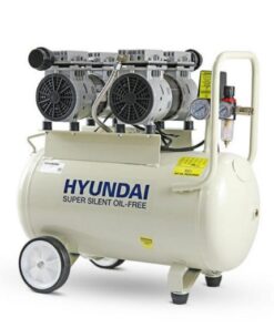 Hyundai white low noise air compressor - HY27550 model