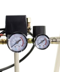 The Hyundai Silent Air Compressor comes with pressure regulator