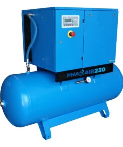 Blue Phazair Tank Mounted Air Compressor cabinet