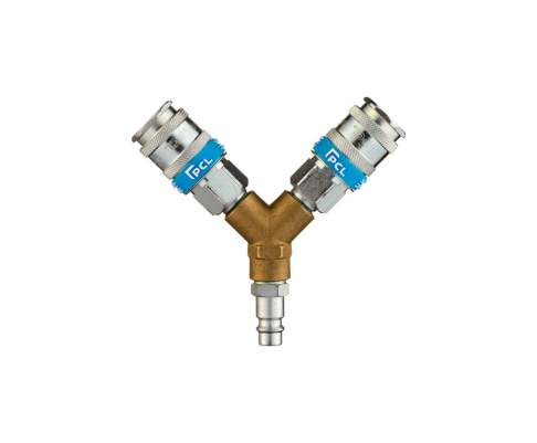 PCL AC6703 Twin Coupling to Euro XF Adaptor | MAS25002