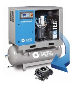 Alternative view of Power System G-TEC 10 Bar Compressor | 10Hp
