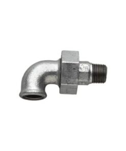 Male Female Union Elbow Galvanised