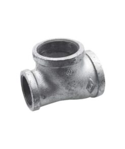 Reducing Run Tee Galvanised