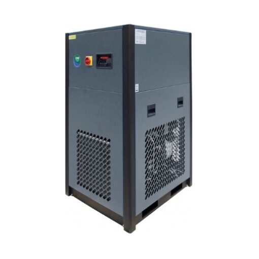 Product image of the MKE-70 Economy Air Dryer 41CFM on a white background. The air dryer is grey with black edging.