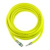 Yellow high-vis 20m air hose with vertex coupling and standard adaptor