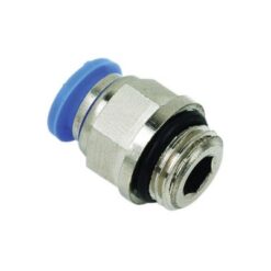 Hex Body Male Stud (BSPP) 4mm OD – 1/8" | PC04-G1