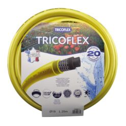 yellow Tricoflex 12.5mm (1/2") Water Hose in a coil