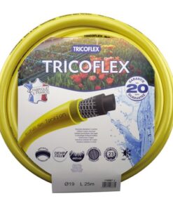 yellow Tricoflex 12.5mm (1/2") Water Hose in a coil